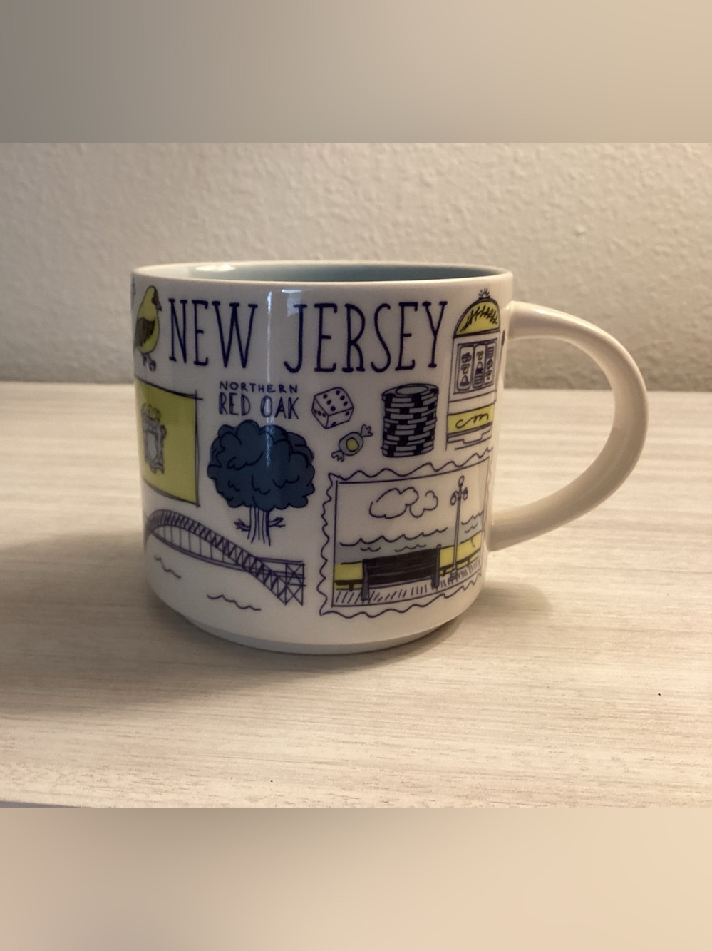 Starbucks New Jersey Been There Series Ceramic Coffee Mug 14oz - IEC